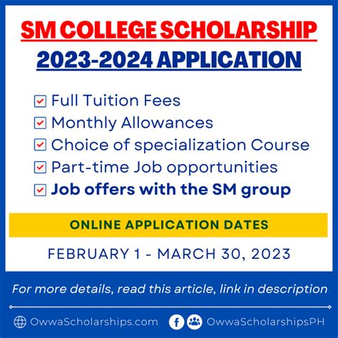 sm scholarship exam|SM College Scholarship: A Scholarship Guide.